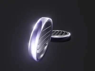 Car AC Vent 3D Model Low-poly 3D model