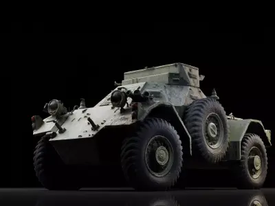 Feret Armoured Car 3D model