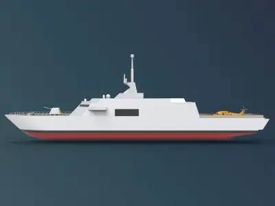 USS Freedom LCS 1 3D model