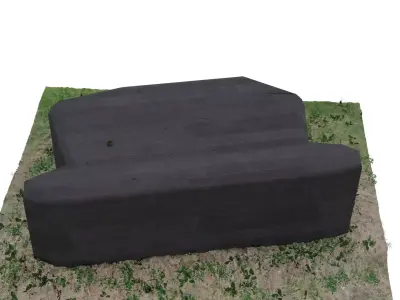 WWI Bunker Free 3D model
