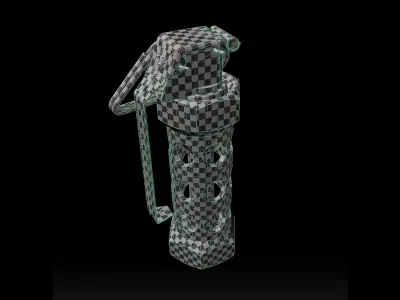 M84  flash and sound grenade 3D model purchase