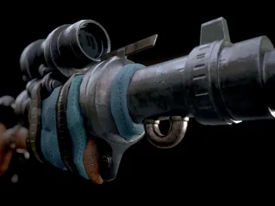 3 Gun Pack Free low-poly 3D model