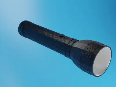 Flashlight Low-poly 3D model buy