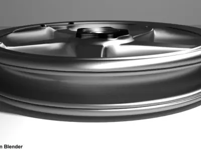 Motorcycle Sportrim type 2 3D model