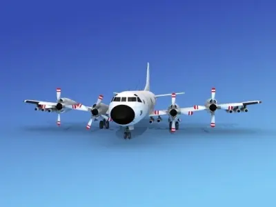 Lockheed P-3 Orion USN5 3D model