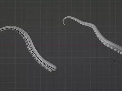 Tentacle Animation System Free 3D model