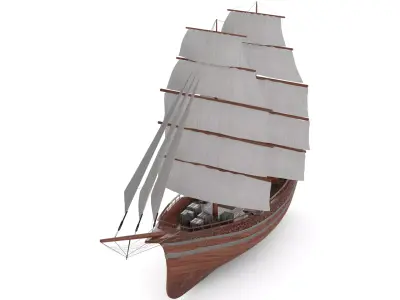 Sailboat 3D model