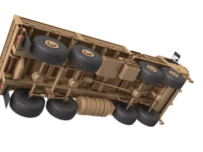 HEMTT A4 Cargo Truck - Army transport truck 3D model