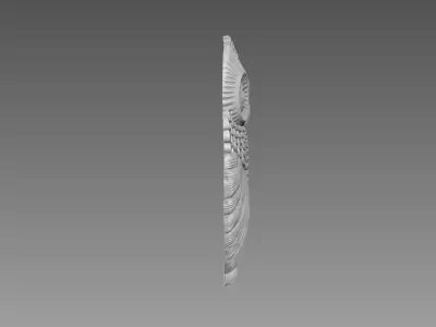 Owl Bas-relief 3D model