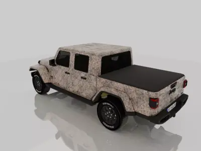 Military Jeep 3D Model - High Quality Game Ready Detailed 3D model buy