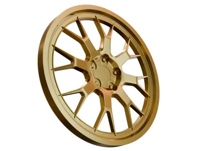 2024 Shelby Supersnake Wheels 3D model