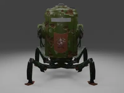 Combat robot 3D model purchase
