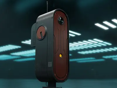 Drone VX-01Z Low-poly 3D model