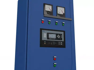 Electric Control Panel 3D model get