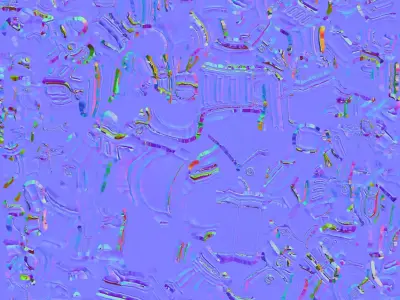 Orange Pistol 3D model purchase