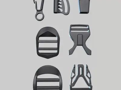 fastex Mobile Phone Holder 3D model