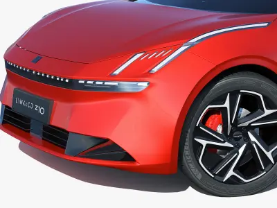 2025 Lynkco Z10 Low-poly 3D model