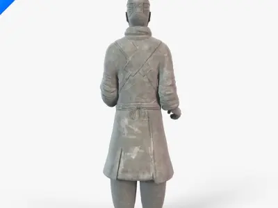 Terracotta Warriors-Middle Ranking Officer 3D model