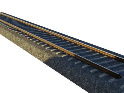 REALISTIC INDIAN RAILWAY TRACKS  Free 3D model