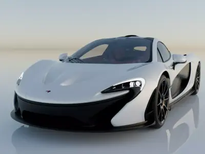 McLaren P1 2013 High Detail Game Ready Cinematic Low-poly 3D model