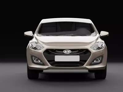Hyundai i30 Metallic 3D model