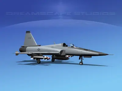Northrop F-20 Tigershark V15 3D model