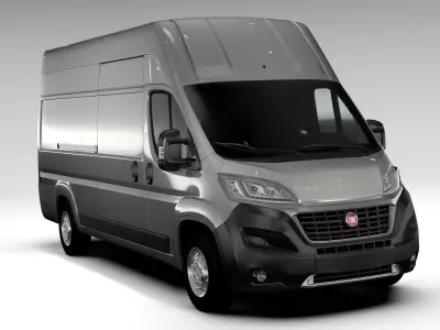 Fiat Ducato Van L4H3 2017 3D model