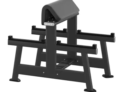 E-7044 Seated Preacher Curl 3D model