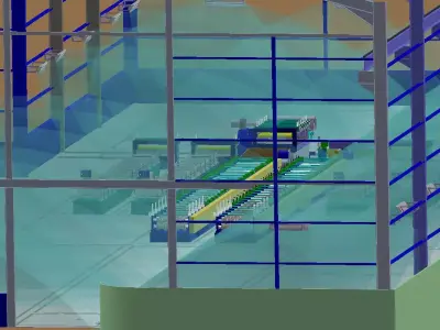 METAL SHEET ROOFING FACTORY Free 3D model