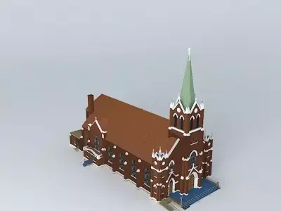 City Church Free 3D model