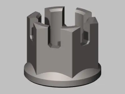Nut metal Free 3D model by burakberk