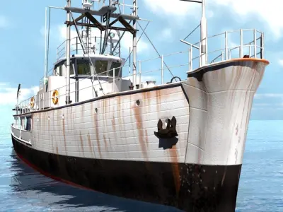 RV Calypso 3D model
