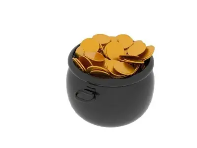 Pot of Gold 3D model purchase