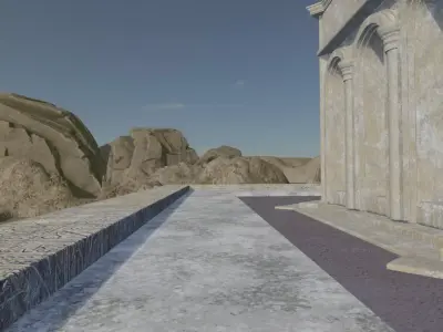 Deserted Ancient Complex 3D model