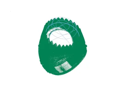 ANTIQUE MENS TURKISH RING 3D print model