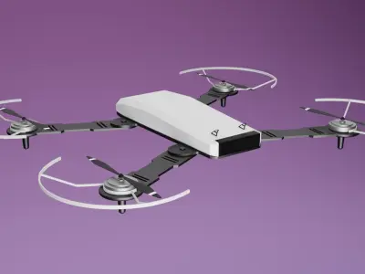 Drone Concept 3d Model Free 3D model