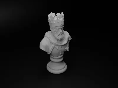 Ottoman Soldier Bust Chess 3D print model purchase