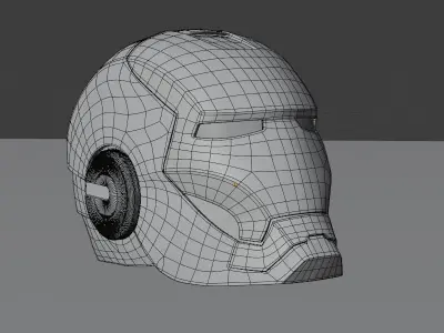 Iron Man helmet 3D model order