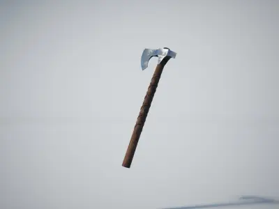 Axe Weapon Low-poly 3D model purchase