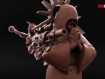 Sniper Assassin  Free 3D print model