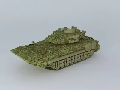 KAMF-879 armored personnel carrier 3D model