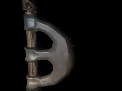 Battle Ready Axe Low-poly 3D model