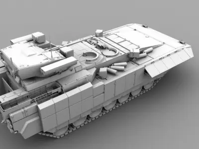 T-15 Armata Free 3D model