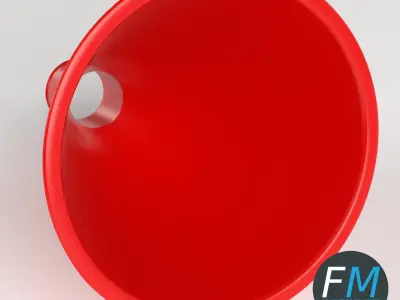 Acoustic megaphone 2 3D model