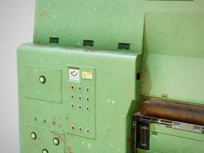 Sanding Machine - Anthon 02 Used Low-poly 3D model