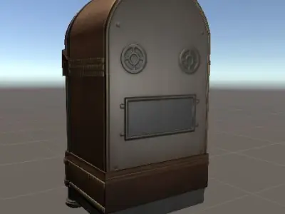 JukeBox LowPoly Gameready 3D model