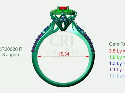 Girl Ring 3D print model purchase