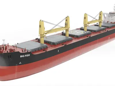 Bulk Ship 3D model purchase