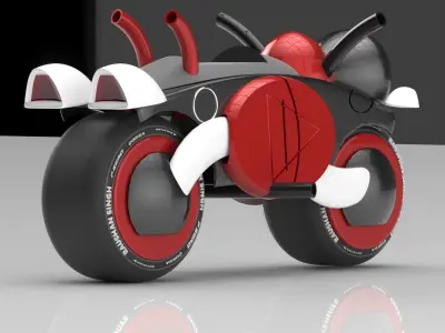 Sci Fi Bike 3D model buy