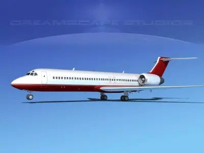 Boeing 717-200 Corporate 1 3D model